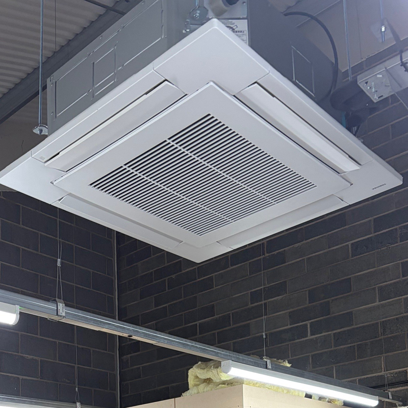 A single-split air conditioning system being installed by Watsons Building Services