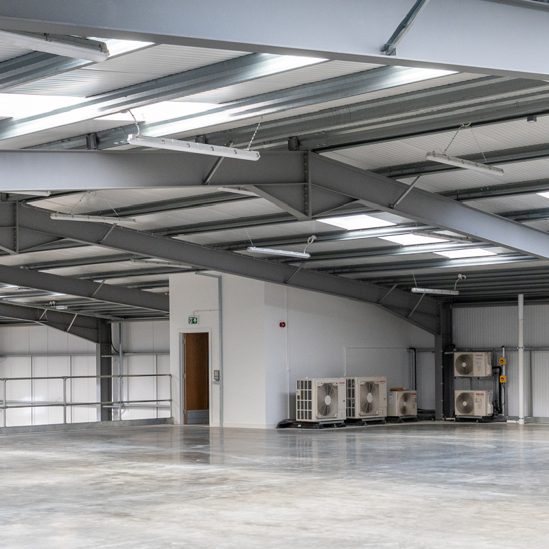 Watsons Building Services designed and installed HVAC, BMS, water and drainage systems for a BREEAM 'Excellent' commercial new-build in Skipton, delivered on time and within budget. 